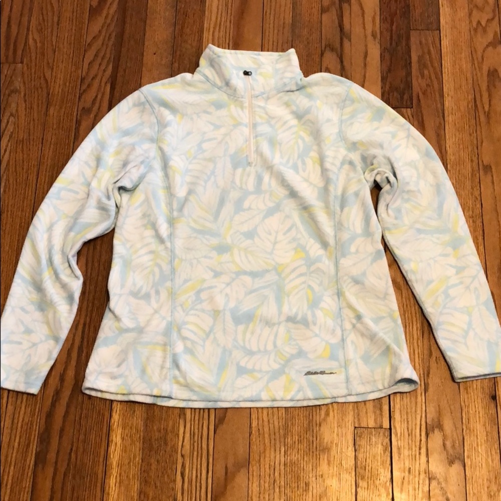 Eddie Bauer quarter zip fleece